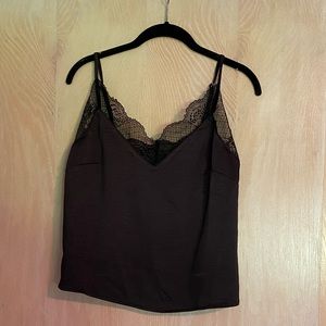 Wild Honey Black Lace Tank Top